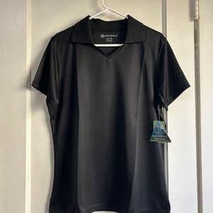 NWT!! Men's Black Polo Shirt - Size XL